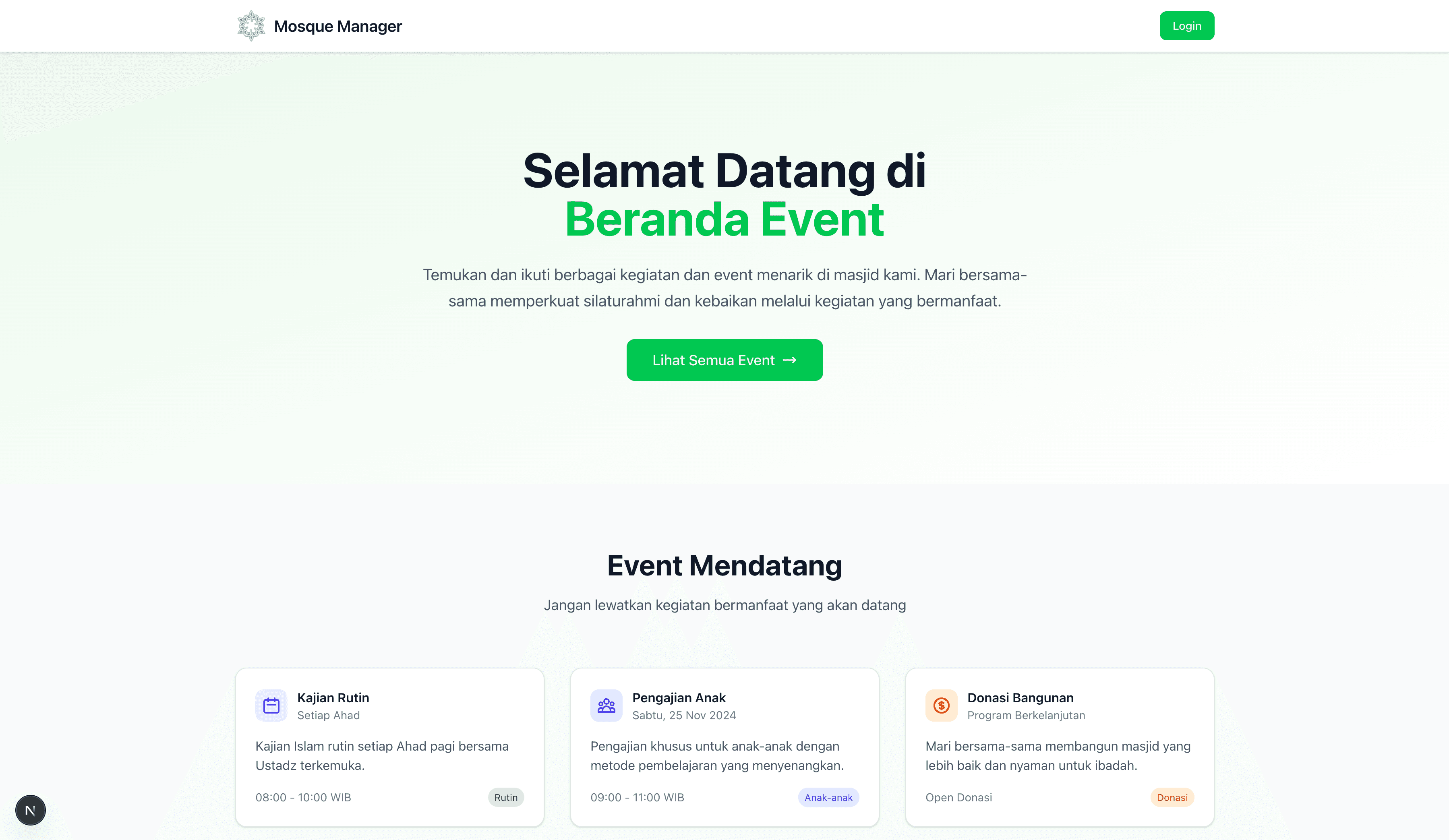 Mosque Manager